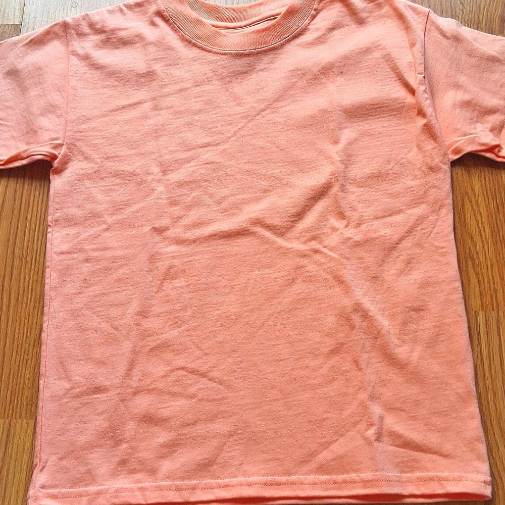 NEW Boys, Unisex Coral Tee Shirt, Hanes Beefy T,  XS S M Lg